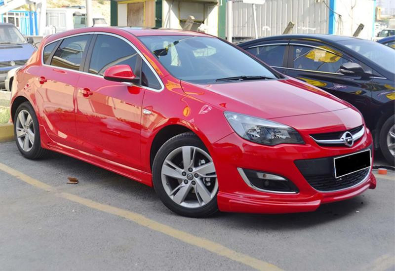 Купить Передняя Lip накладка DPT V-3 (Под покраску) для Opel Astra J 2009-2015 гг