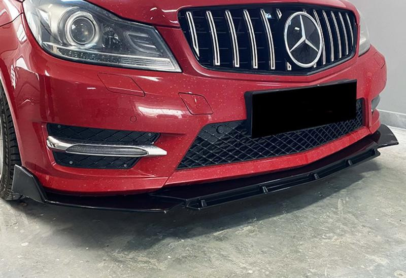 Купить Передняя Lip накладка DPT V-5 (ABS, черный глянец)