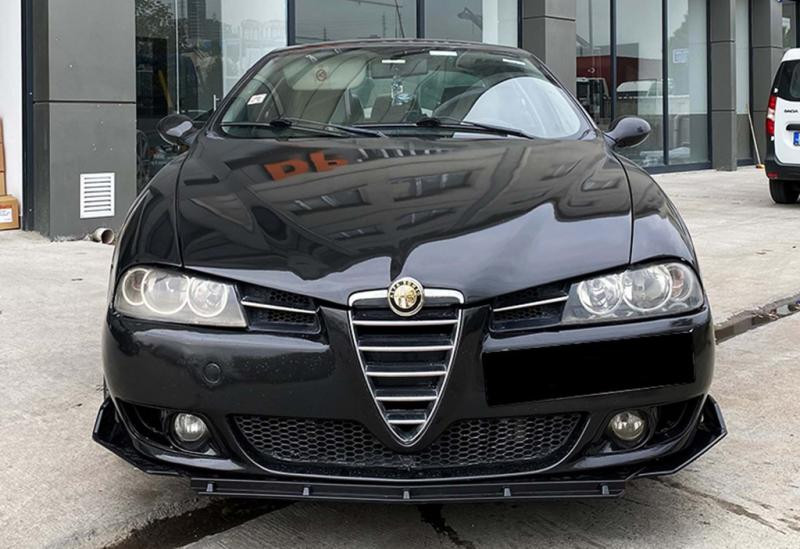 Купить Передняя Lip накладка DPT V-5 (ABS, черный глянец)