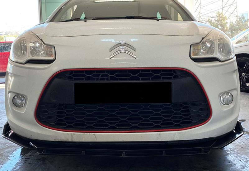 Купить Передняя Lip накладка DPT V-5 (ABS, черный глянец)