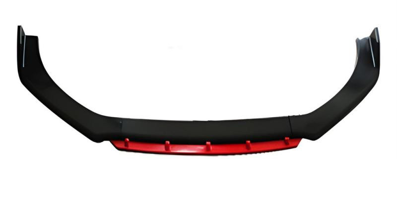 Купити Передня Lip накладка DPT Red V-2 (ABS, чорний глянець)