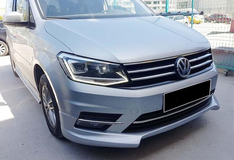 Купить Передняя Lip накладка DPT (под покраску) для Volkswagen Caddy 2015-2020 гг