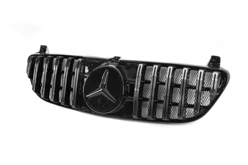 Купити Передня решітка 2004-2010 рр. GT Panamericana Chrome Eco для Mercedes Vito W639 рр