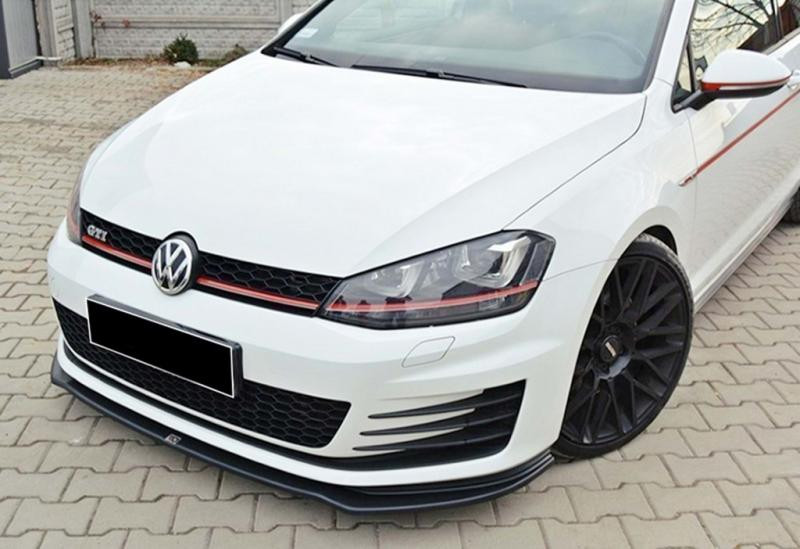 Купить Передняя Lip накладка DPT V-2 (для GTI, 2012-2017, черный глянец) для Volkswagen Golf 7/E-Golf
