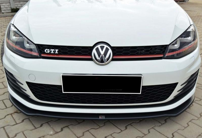 Купить Передняя Lip накладка DPT V-2 (для GTI, 2012-2017, черный глянец) для Volkswagen Golf 7/E-Golf