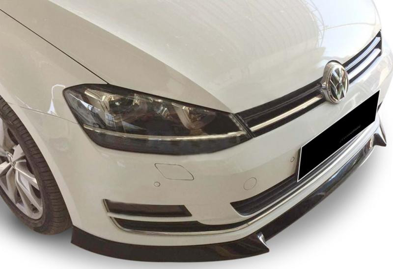 Купить Передняя Lip накладка DPT V-4 (для заводского бампера, 2012-2017, черный глянец) для Volkswagen Golf 7/E-Golf