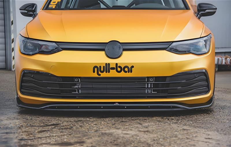 Купити Передня Lip накладка DPT V-2 (чорний глянець) для Volkswagen Golf 8