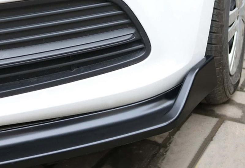 Купити Передня Lip накладка DPT V-2 (чорний глянець) для Volkswagen Polo 2010-2017 рр