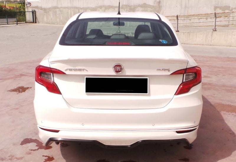 Купити Задній дифузор DPT (SD, чорний глянець) для Fiat Tipo 2016- рр