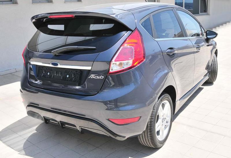 Купити Задній дифузор DPT V-2 (HB, чорний глянець) для Ford Fiesta 2008-2017 рр