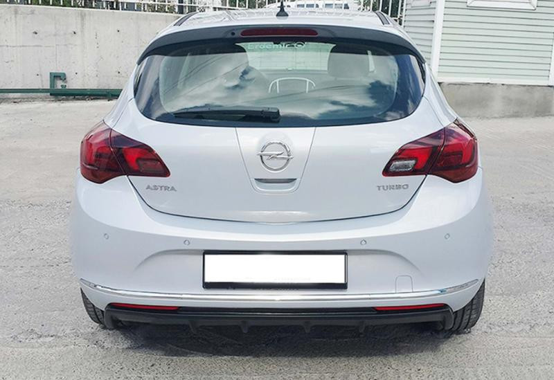 Купити Задній дифузор DPT (HB, чорний глянець) для Opel Astra J 2009-2015 рр
