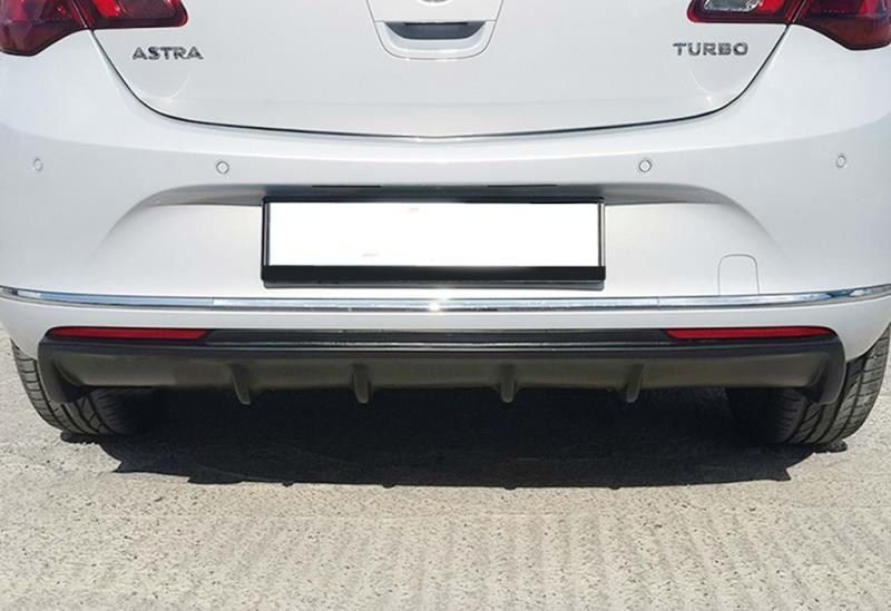 Купити Задній дифузор DPT (HB, чорний глянець) для Opel Astra J 2009-2015 рр