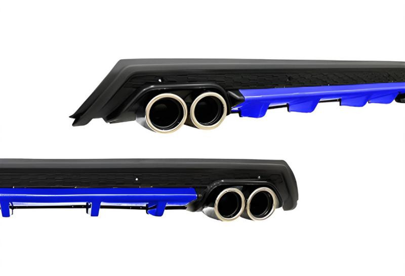 Купити Універсальний задній дифузор DPT V-11 (ABS) (синій-2025чорний глянець)