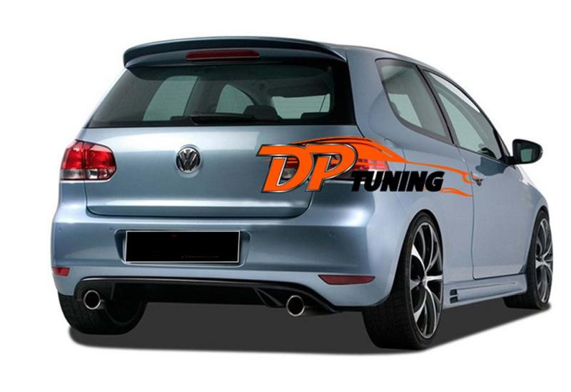 Купить Задний диффузор DPT V-1 (черный глянец) для Volkswagen Golf 6