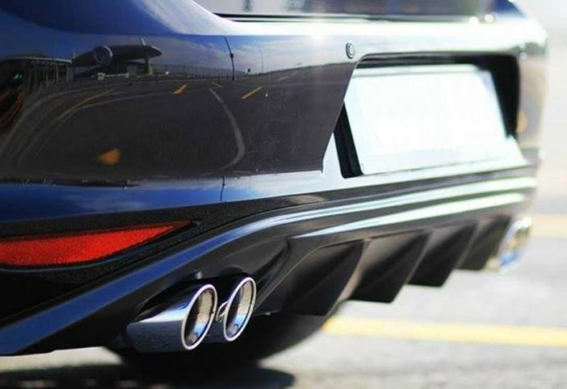 Купити Задній дифузор DPT V-6 (2012-2017, чорний глянець) для Volkswagen Golf 7/E-Golf