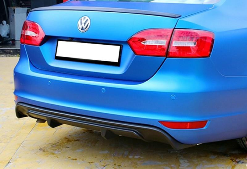 Купить Задний диффузор DPT (2011-2014, черный глянец) для Volkswagen Jetta