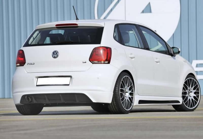 Купити Задній дифузор DPT (2010-2013, чорний глянець) для Volkswagen Polo рр
