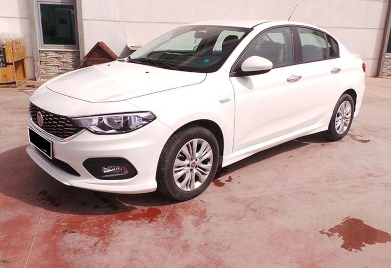 Купить Боковые пороги DPT (под покраску) для Fiat Tipo 2016- гг