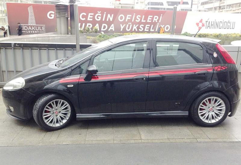 Купить Боковые пороги DPT (2012-2018, Под покраску) для Fiat Punto Grande/EVO