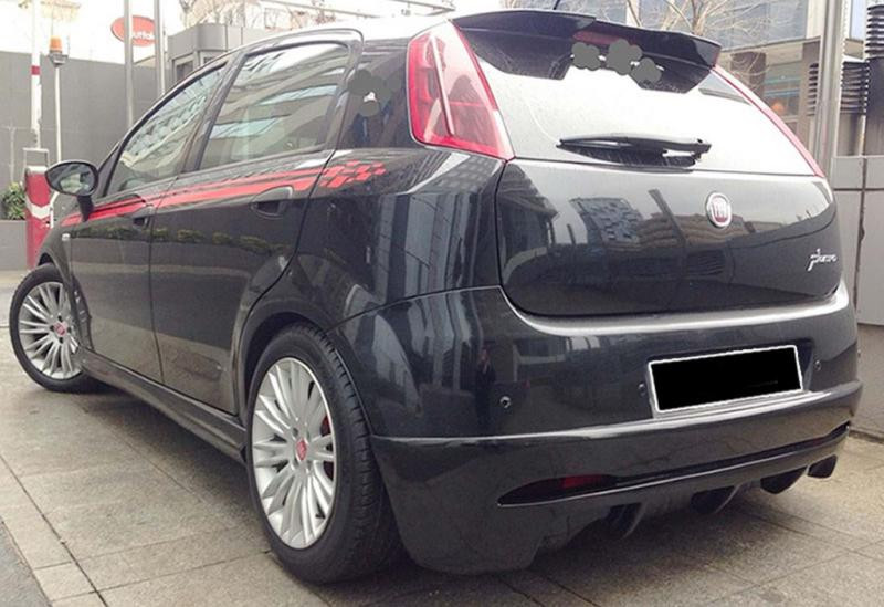 Купить Боковые пороги DPT (2012-2018, Под покраску) для Fiat Punto Grande/EVO