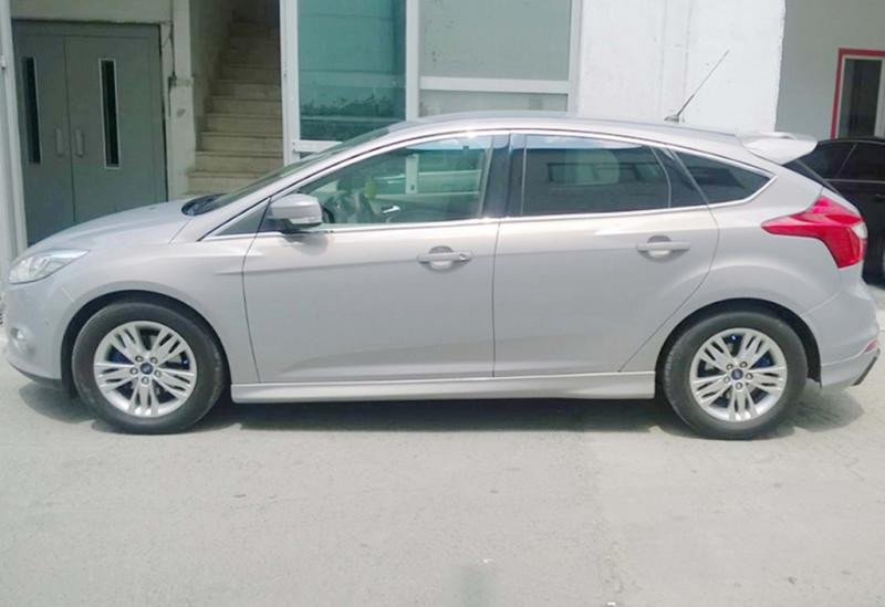 Купити Бокові пороги DPT (2011-2014, Під фарбування) для Ford Focus III рр