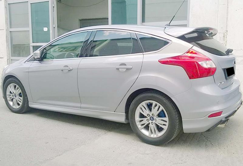 Купити Бокові пороги DPT (2011-2014, Під фарбування) для Ford Focus III рр