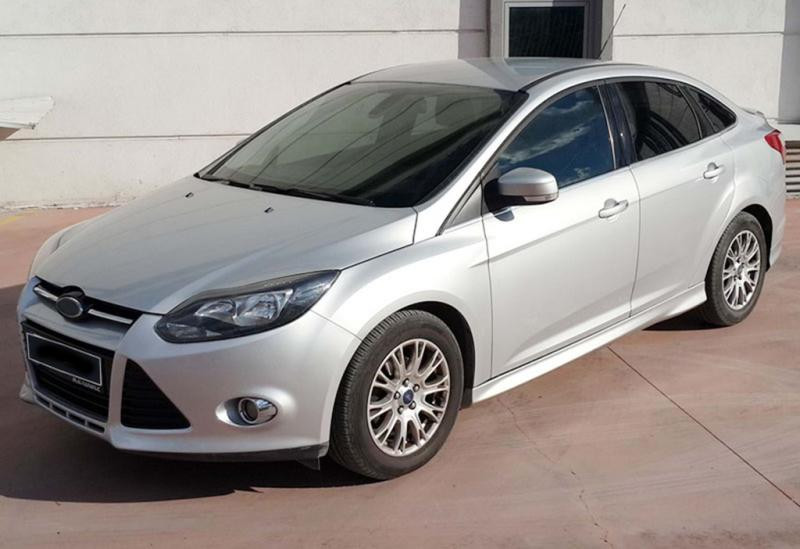 Купити Бокові пороги DPT (2011-2014, Під фарбування) для Ford Focus III рр