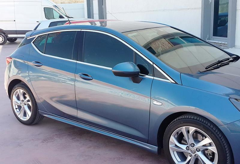 Купить Боковые пороги DPT V-3 (под покраску) для Opel Astra K 2016-2021 гг