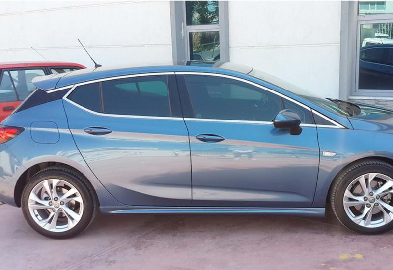 Купить Боковые пороги DPT V-3 (под покраску) для Opel Astra K 2016-2021 гг