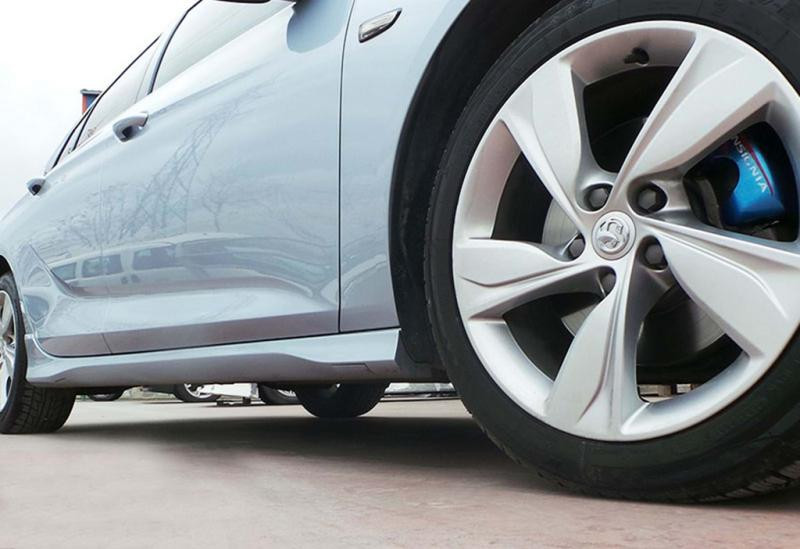 Купить Боковые пороги DPT (под покраску) для Opel Insignia 2017-2022 гг