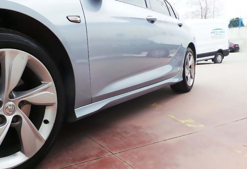 Купить Боковые пороги DPT (под покраску) для Opel Insignia 2017-2022 гг