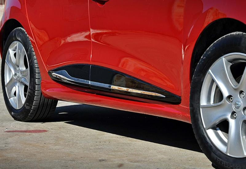 Купити Бокові пороги DPT V-2 (Під фарбування) для Renault Clio IV 2012-2019 рр