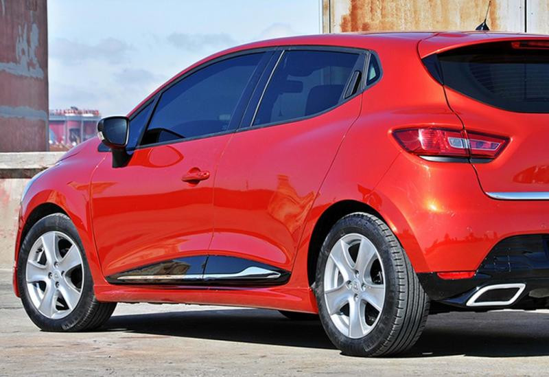 Купити Бокові пороги DPT V-2 (Під фарбування) для Renault Clio IV 2012-2019 рр