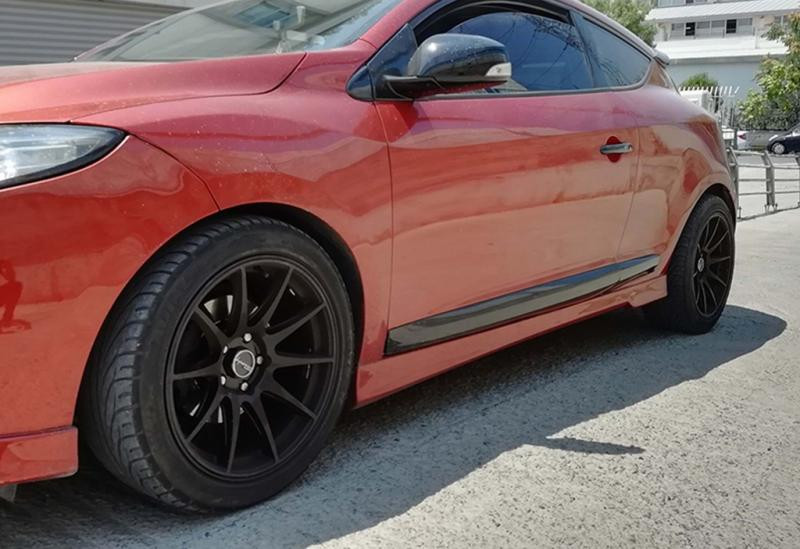 Купити Бокові пороги DPT (під фарбування) для Renault Megane III 2009-2016 рр