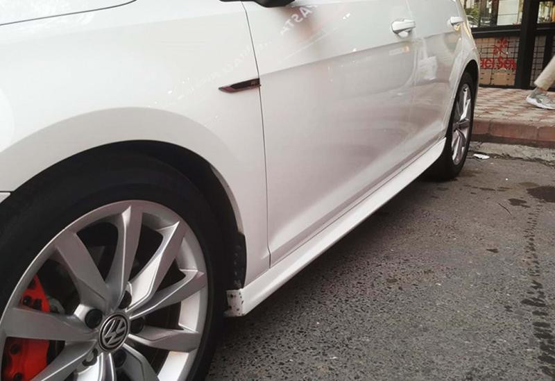 Купити Бокові пороги DPT V-1 (під фарбування) для Volkswagen Golf 7/E-Golf