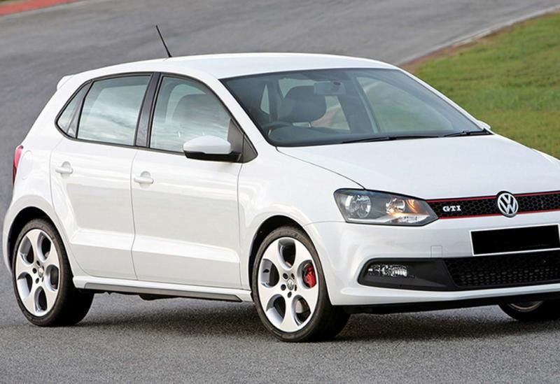 Купить Боковые пороги DPT V-2 (черный глянец) для Volkswagen Polo 2010-2017 гг