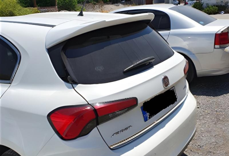 Купить Спойлер DPT (HB, черный глянец) для Fiat Tipo 2016- гг