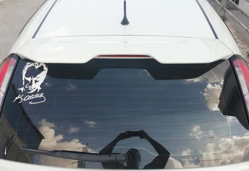 Купити Спойлер DPT (чорний глянець) для Fiat Punto Grande/EVO 2006-2018 рр