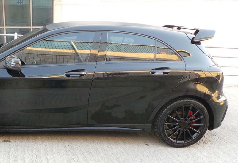Купить Спойлер DPT V-1 (черный глянец) для Mercedes A-сlass W176 2012-2018 гг