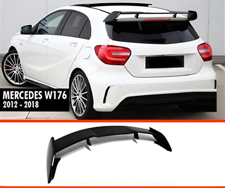 Купить Спойлер DPT V-2 (черный глянец) для Mercedes A-сlass W176 2012-2018 гг