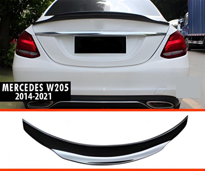 Купить Спойлер DPT V-2 (черный глянец) для Mercedes C-сlass W205 2014-2021 гг