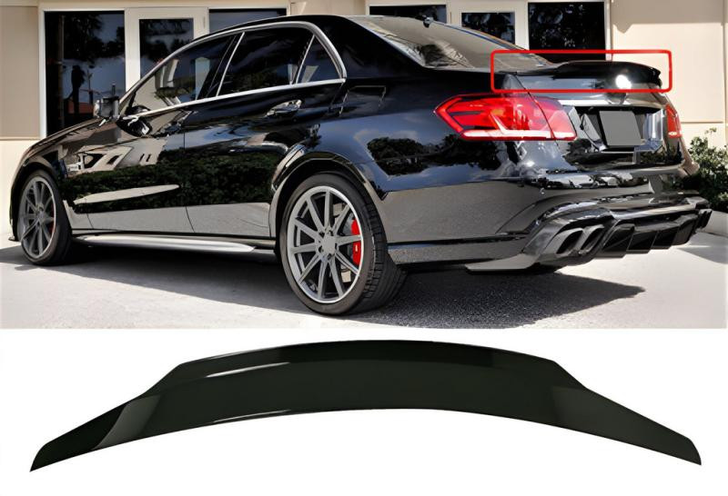 Купити Спойлер DPT V-2 (чорний глянець) для Mercedes E-сlass W212 2009-2016рр