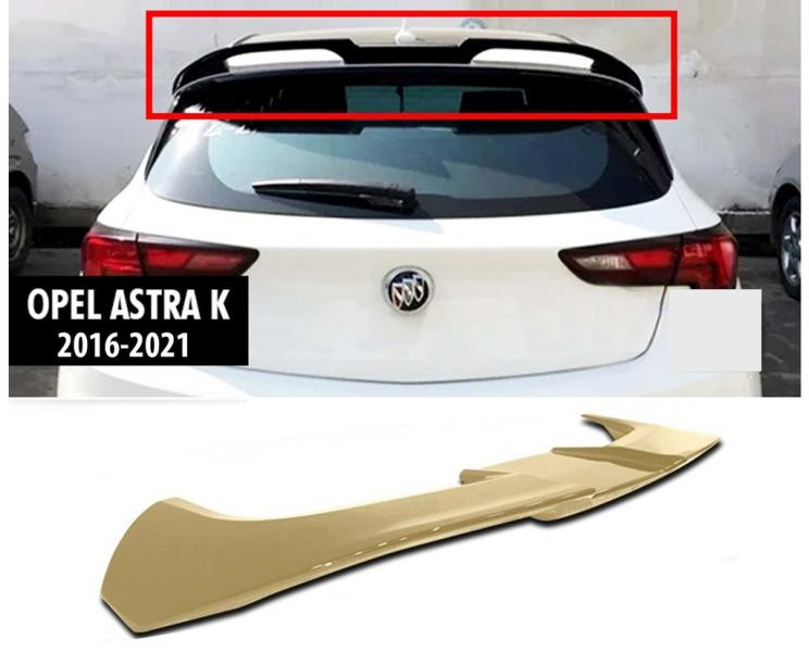 Купити Спойлер DPT V-1 (чорний глянець) для Opel Astra K 2016-2021 рр