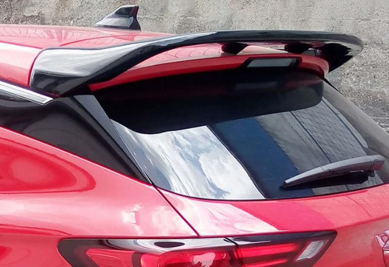 Купити Спойлер DPT V-2 (чорний глянець) для Opel Astra K 2016-2021 рр