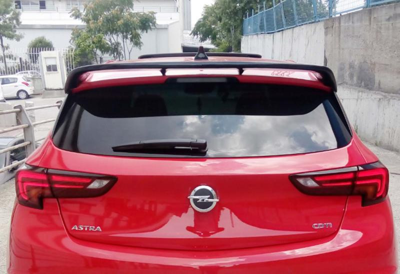 Купити Спойлер DPT V-2 (чорний глянець) для Opel Astra K 2016-2021 рр