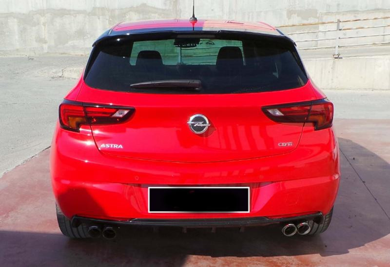 Купити Спойлер DPT V-3 (Під фарбування) для Opel Astra K 2016-2021 рр