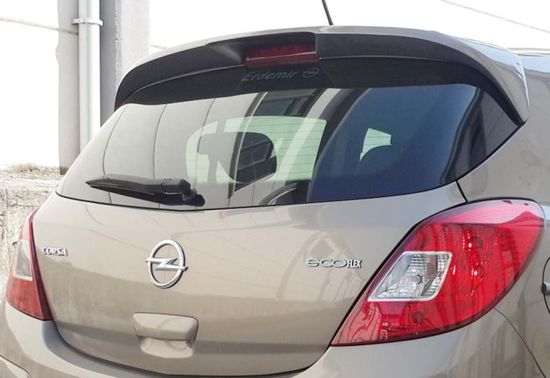 Купити Спойлер DPT (чорний глянець) для Opel Corsa D 2007-2014 рр