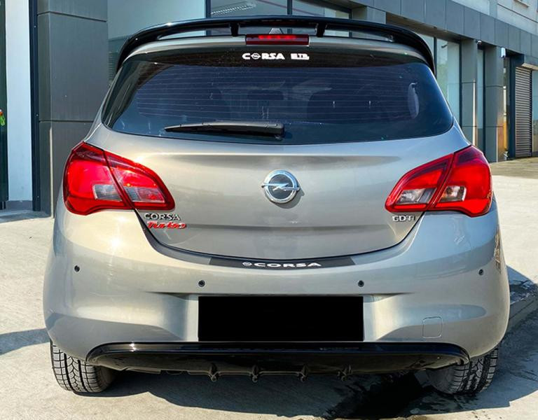 Купити Спойлер DPT V-1 (чорний глянець) для Opel Corsa E 2015-2019 рр