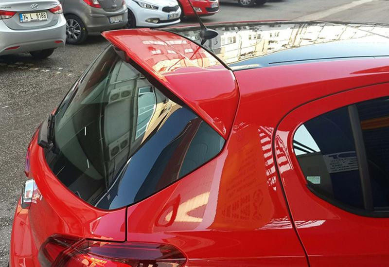 Купити Спойлер DPT V-2 (чорний глянець) для Opel Corsa E 2015-2019 рр