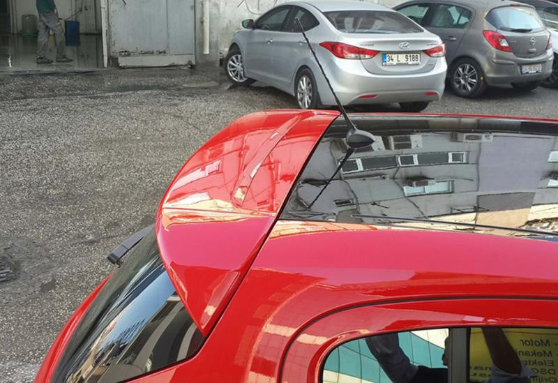 Купити Спойлер DPT V-2 (чорний глянець) для Opel Corsa E 2015-2019 рр